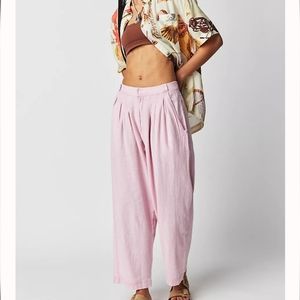 Free People Lotta Love Linen Trousers